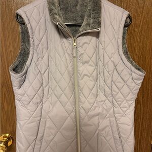 Women's Free Country Quilted Gray Vest
